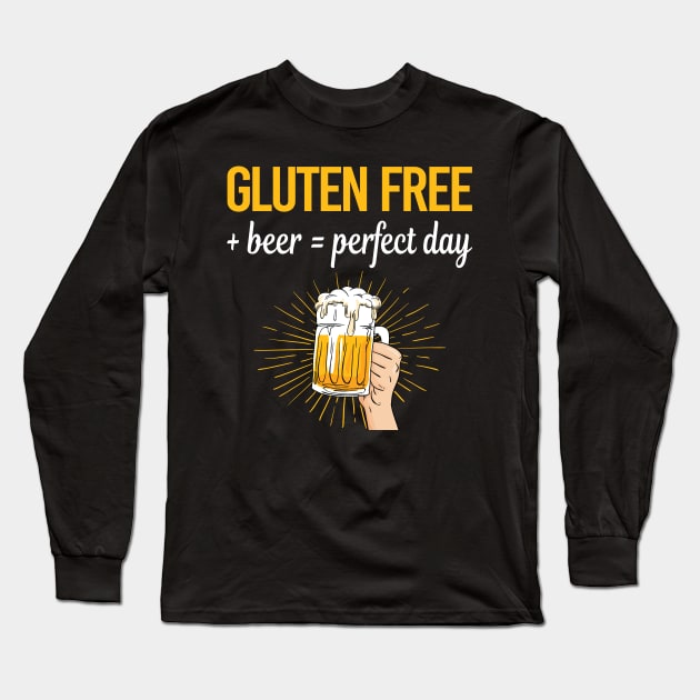 Beer Perfect Day Gluten Free Long Sleeve T-Shirt by relativeshrimp